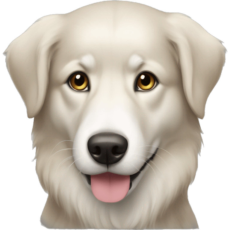 Black Golden retriever Siberian husky mix emoji