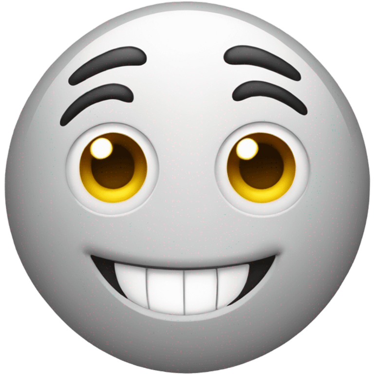 Emoji with big smile and one eye emoji