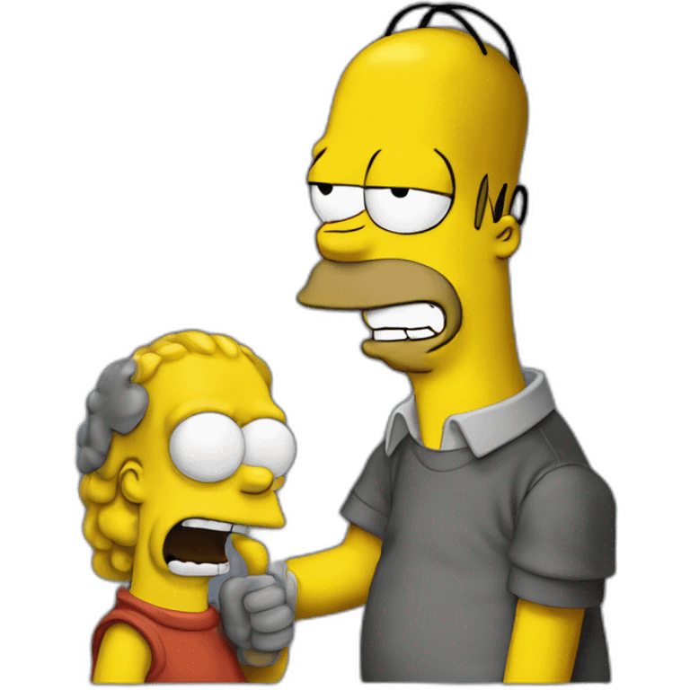 Homer avec bart emoji