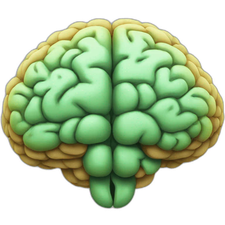 nuclear brain emoji