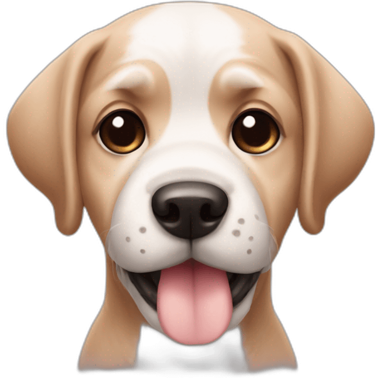 Bóxer cute dog emoji