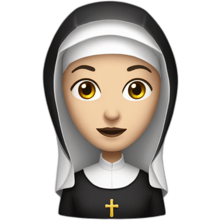 The nun emoji