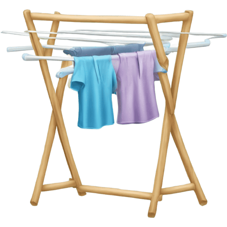 Clothes drying rack emoji