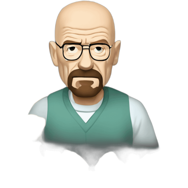 Walter white hoarding minerals emoji