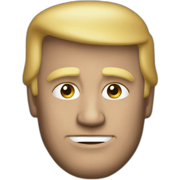 Donald Trump en noir emoji