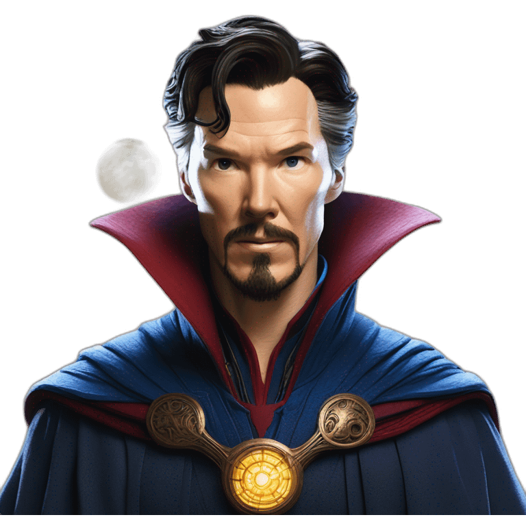 Doctor Strange, casting a spell in hyper-realistic style emoji