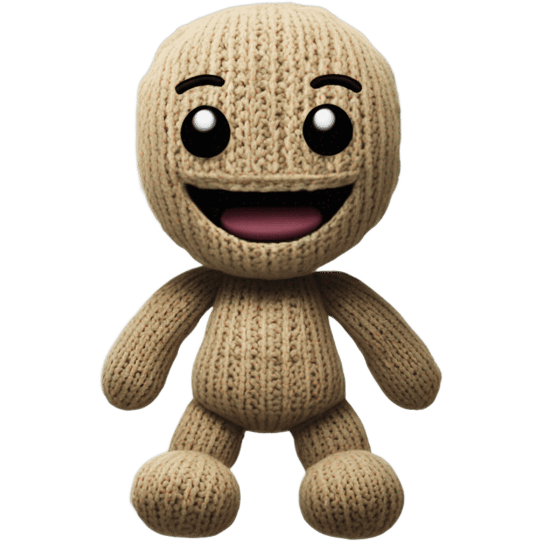 Sackboy character from game emoji