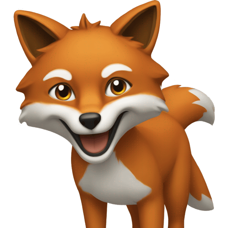 The text of HYPED above a Fox emoji