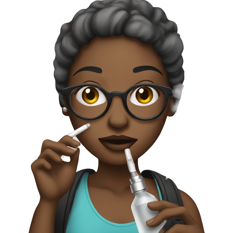 vape girl emoji