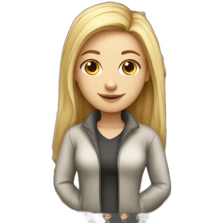 white girl software developer emoji