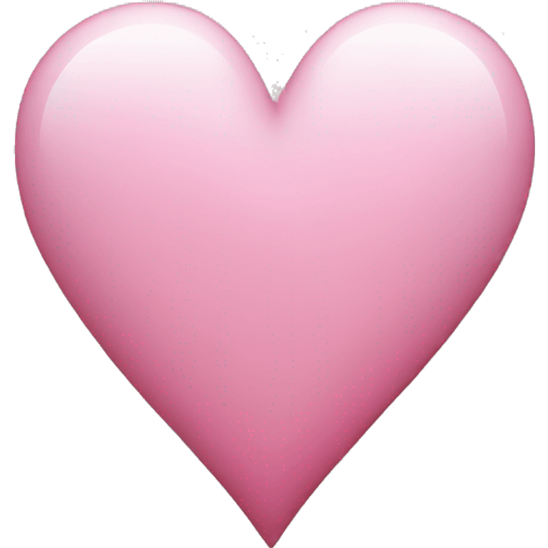 White heart with pink arua around it emoji