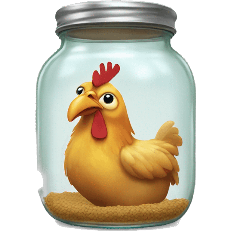 Chicken in a jar emoji