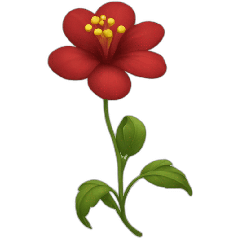 Fleur rouge emoji