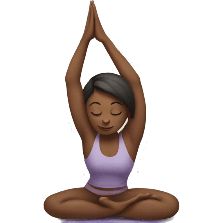 yoga pose emoji