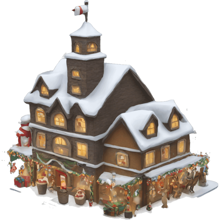 christmas town emoji