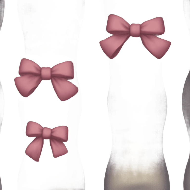 aesthetic biege socks with  bows emoji