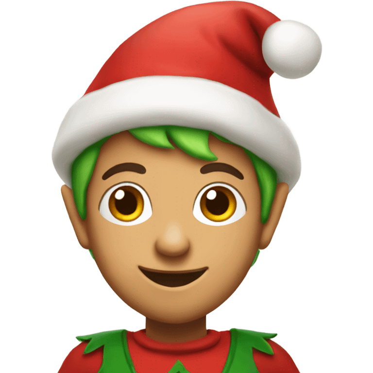 Christmas elf emoji