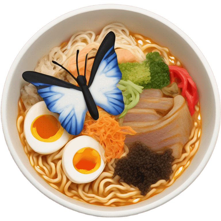 LeBron butterfly ramen emoji