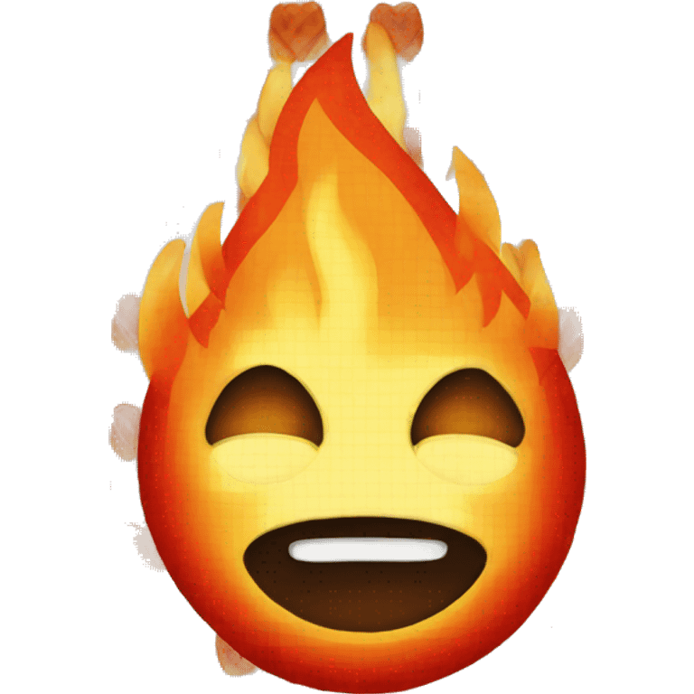 pixelated fire emoji emoji