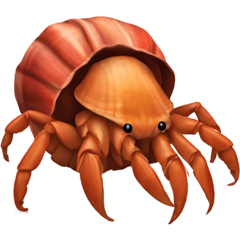 Hermit crab love emoji