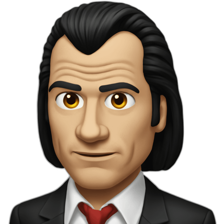 Vincent Vega from Pulp Fiction shrugging emoji