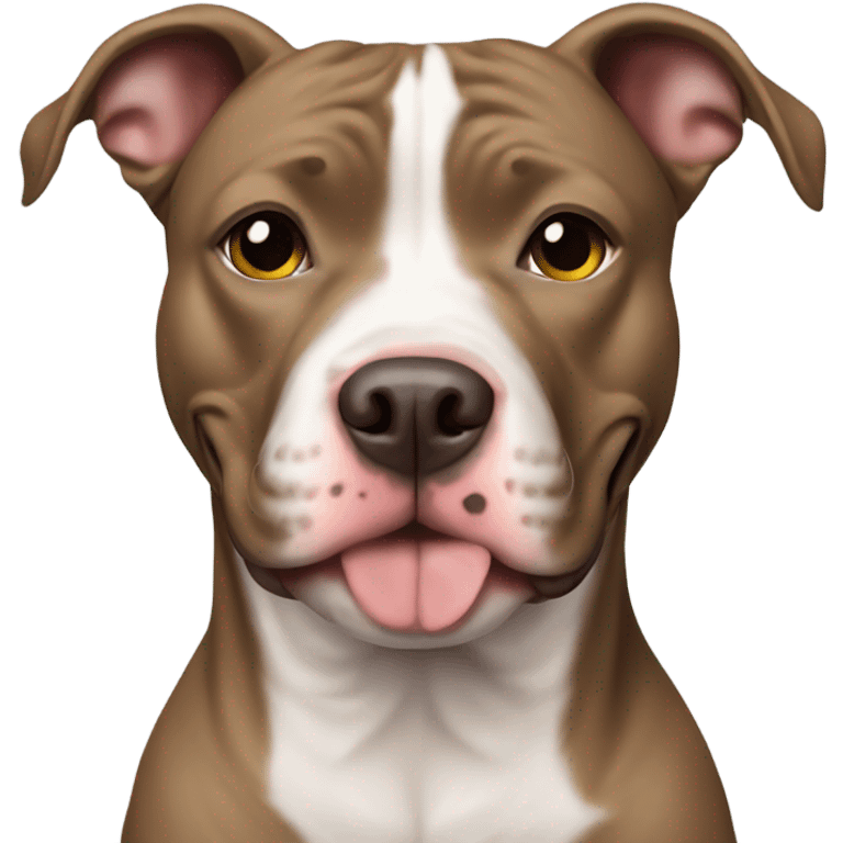 all american female pit bull  emoji