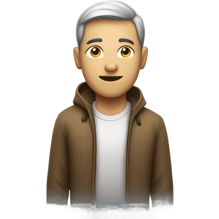 male portrait indoors looking at viewer emoji