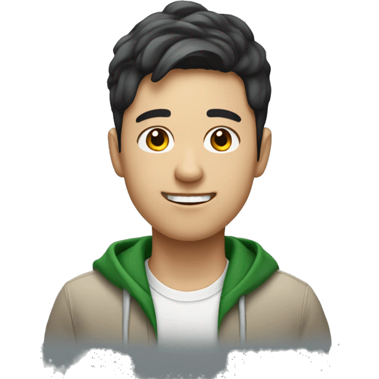 Mexican Korean university student guy emoji