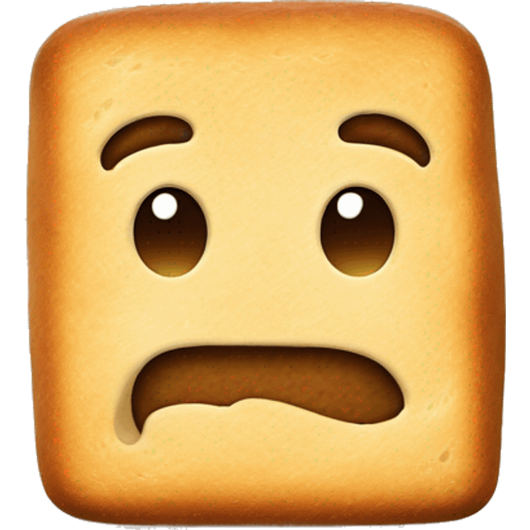 square head man bread emoji