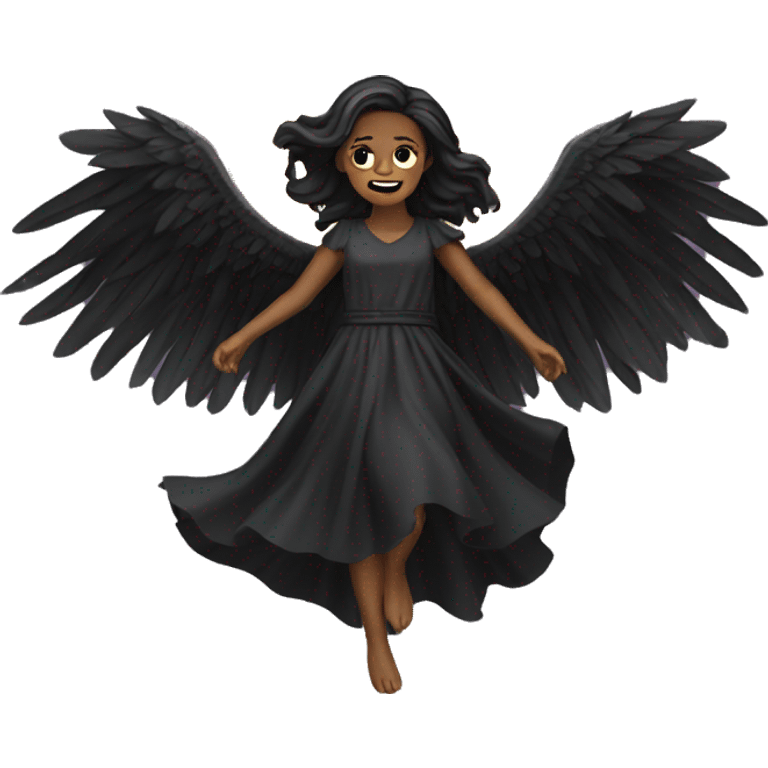 falling dark angel emoji