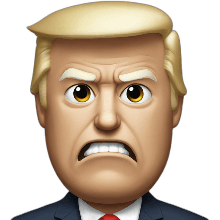 Angry Trump emoji