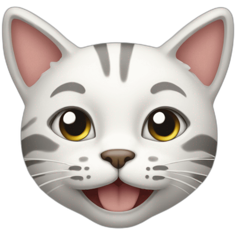 Happy cat face emoji