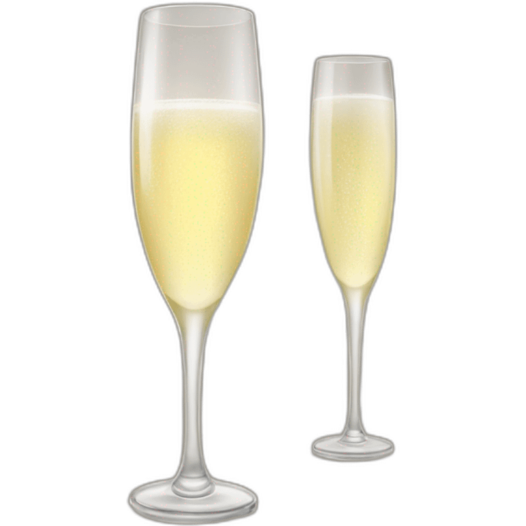 Champagne Whith glass emoji