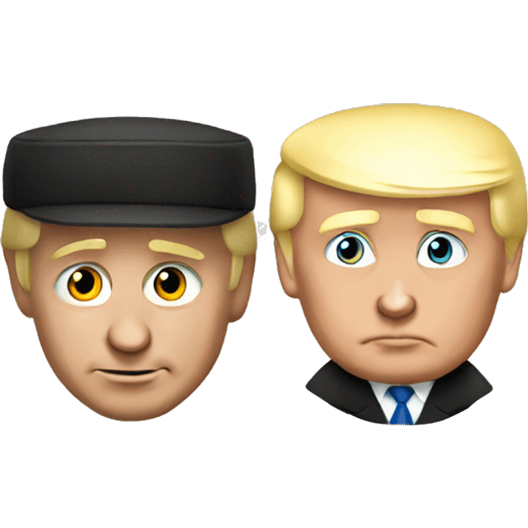 Trump and Putin  emoji