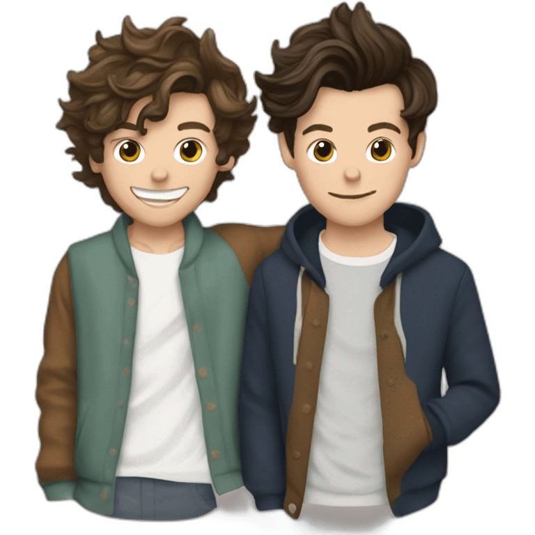 louis tomlinson and harry styles emoji