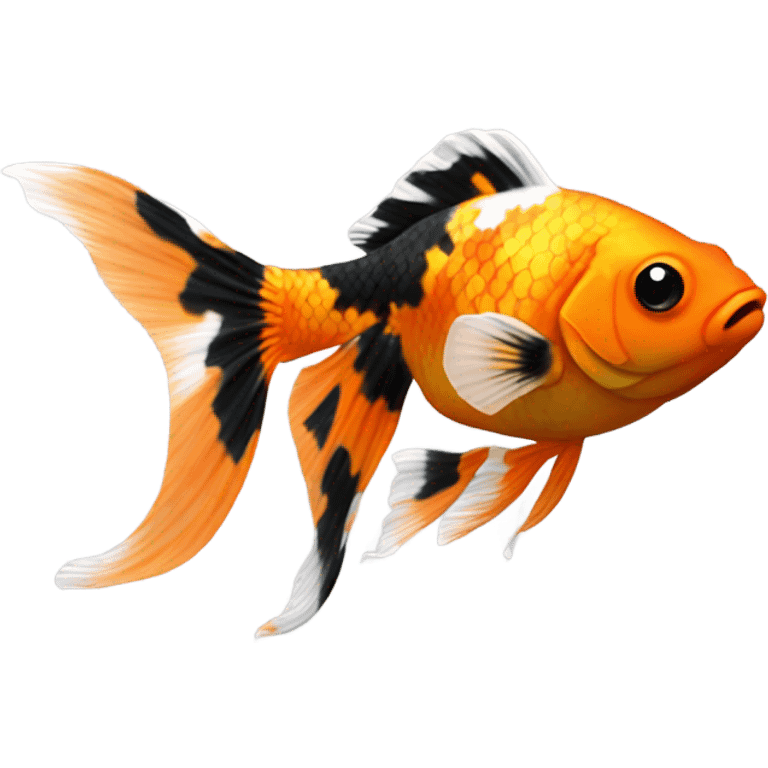 calico goldfish emoji