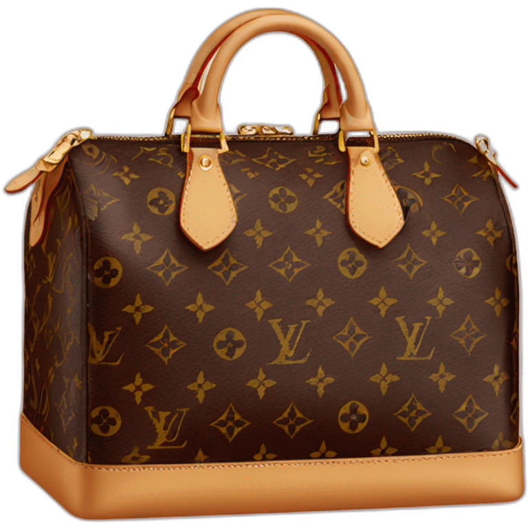 Louis Vuitton monogram emoji