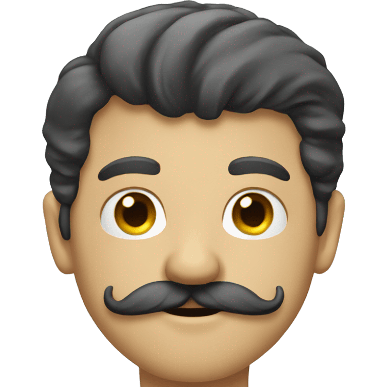 Just a moustache emoji