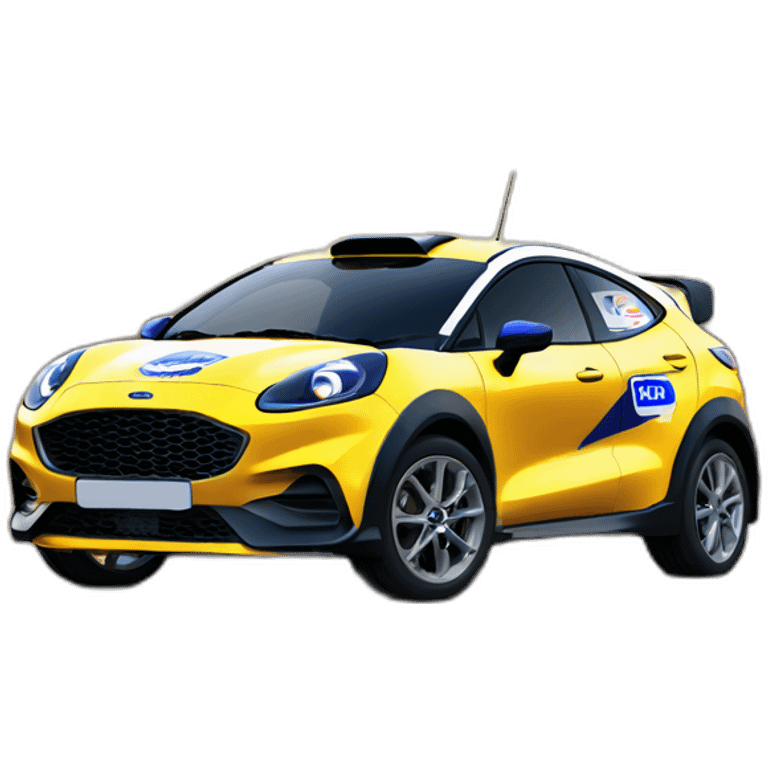 Ford Puma Rally 2023 emoji