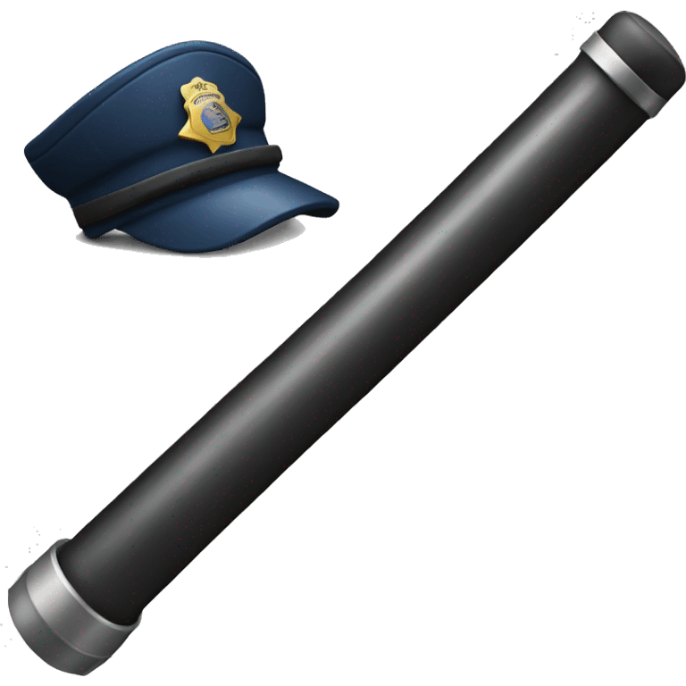 police baton emoji