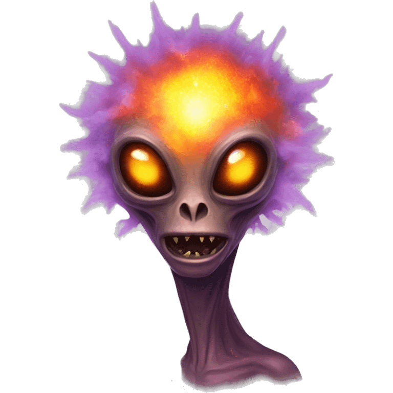 Scorch Supernova Alien emoji