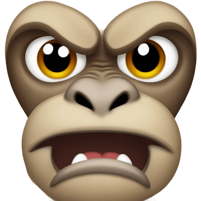 Angry monkey  emoji