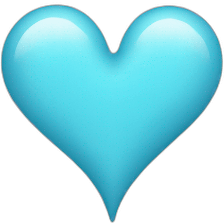 Light blue double heart emoji