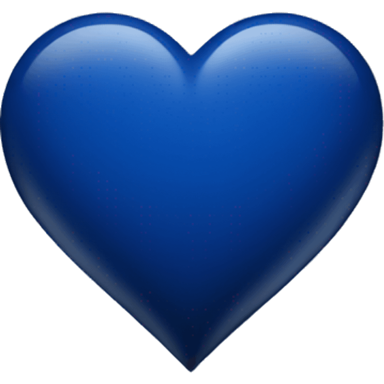 Dark blue heart emoji