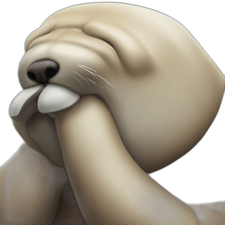 walrus facepalm emoji