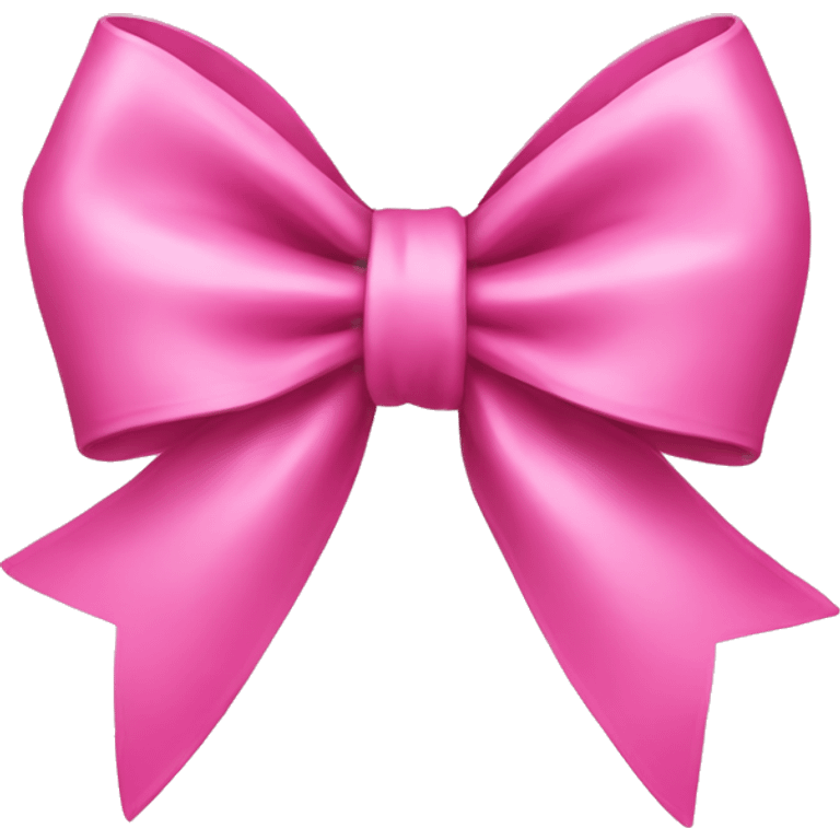 pink bow emoji