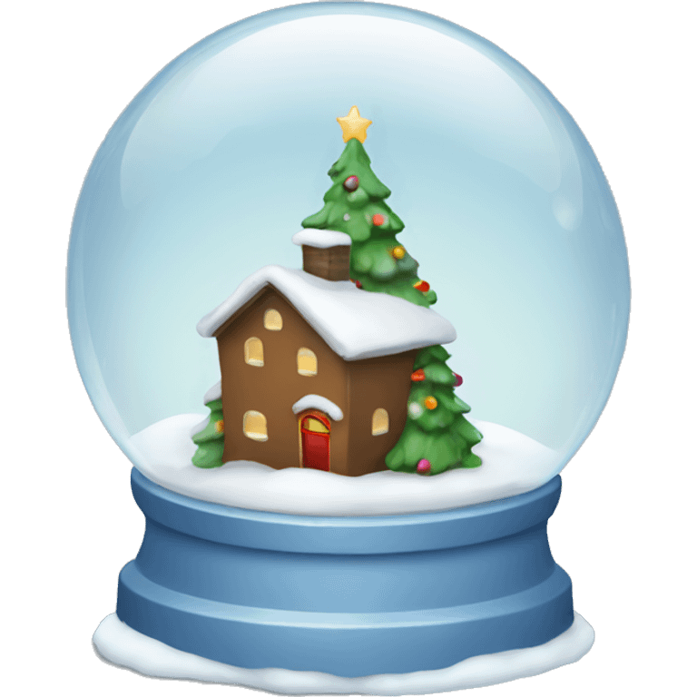 Christmas snowglobe emoji