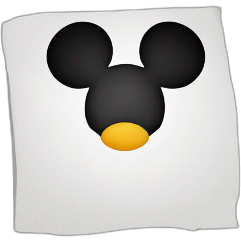 Mickey Mouse head emoji