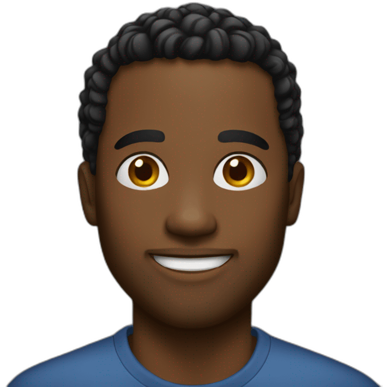 a nice black guy emoji