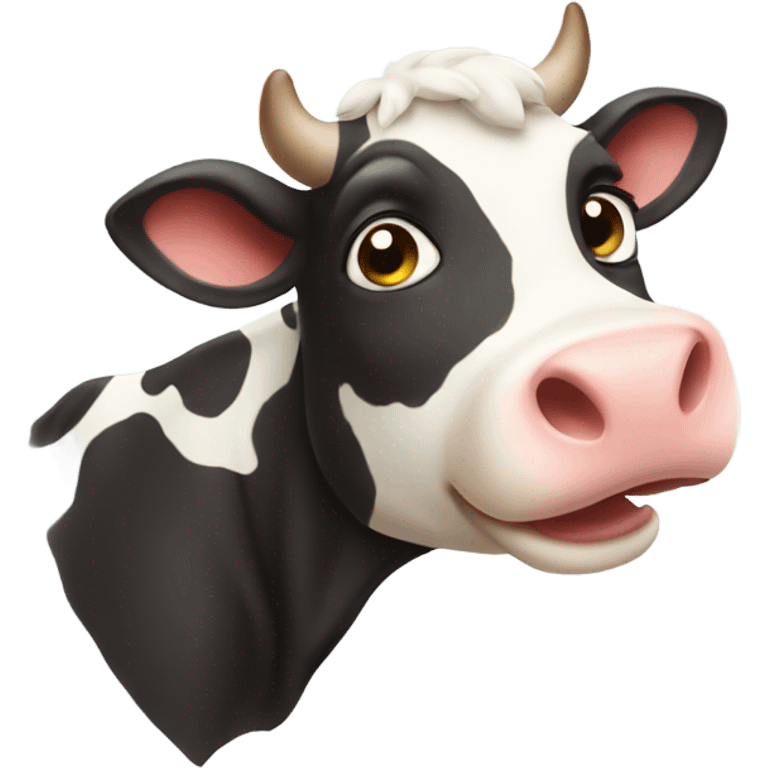 Cute cow emoji